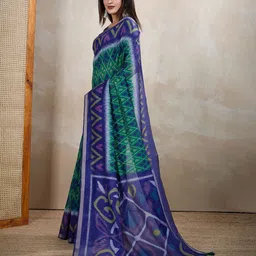 GULKEE FAB Zari Silk Blend Saree image 2