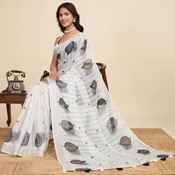all about you Abstract Printed Saree image 2