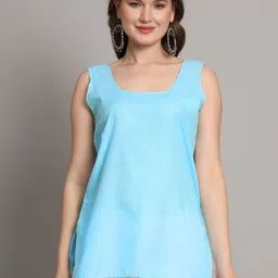 Women Blue Camisole-image-25