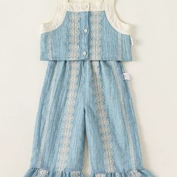 LULU & SKY Girls Printed Top with Palazzos-picture-45