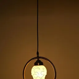 SOMIL Printed Glass Cylinder Ceiling Lamps image 5