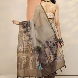 Libas Zari Silk Blend Designer Saree image 2