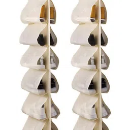 prettykrafts Beige 2 Pieces Reusable Multi-Utility Organisers image 2