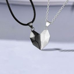 J.S ENTERPRISES Heart Shaped Pendants with Chains-picture-7