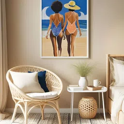 Sassyco Blue & White 1 Piece Canvas Other Wall Paintings-image-26