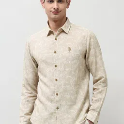 U.S. Polo Assn. Denim Co. Floral Printed Spread Collar Pure Cotton Casual Shirt-image-10
