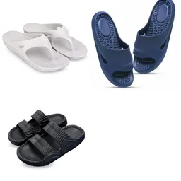 Feel alive Set Of 3 Ultra-Comfortable & Lightweight Thong Flip-Flops-picture-31