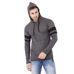 BEYOU FASHION Hooded Slim Fit T-shirt-picture-15