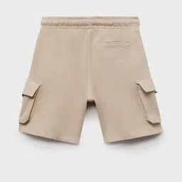 Mango Kids Boys Pure Cotton Cargo Shorts image 2
