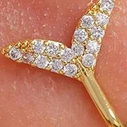 fabula Set Of 3 Cubic Zirconia tudded Stud Nosepins image 5