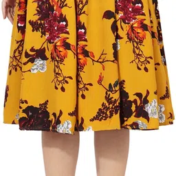 manat diva Women Printed A-line Multicolor Skirt image 2