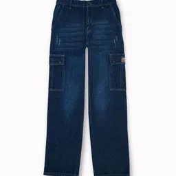 Gini and Jony Boys Comfort Straight Fit Light Fade Low Distress Jeans-picture-40