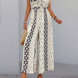 StyleCast Women Printed Off-Shoulder Jumpsuit image 4