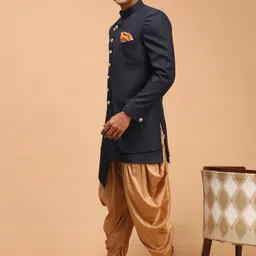 JBN Creation Mandarin Collared Sherwani image 3