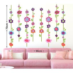 LANSTICK Pink & Green Printed Self-Adhesive WallStickers-picture-28