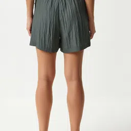 Happiness istanbul Women Loose Fit High-Rise Shorts image 2