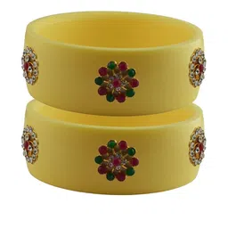 Vidhya Kangan Women Beige Bangle-picture-35