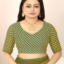 nisha creation Pure Georgette Maheshwari Saree image 2