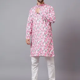 Go Stylish Men Printed Indie Prints Kurta image 4