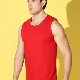 WOOSTRO Pack of 2 Printed Combed Cotton Innerwear Vests with Intelliease Technology image 4