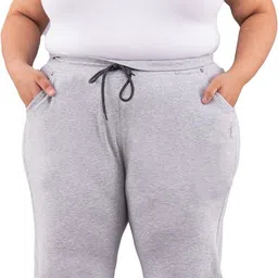 cupid Women Solid Grey Track Pants image 4