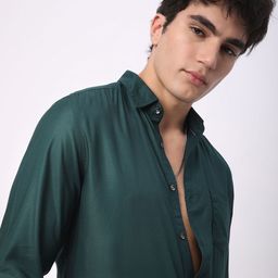 VASTRADO Men Classic Slim Fit Opaque Casual Shirt-picture-14