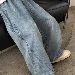 LULU & SKY Boys Slash Knee Heavy Fade Jeans image 1