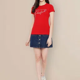 Metronaut Women Typography 2 Printed T-shirt image 5