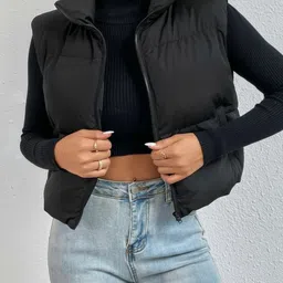 DIMPY GARMENTS Women Lightweight Puffer Jacket image 4