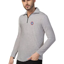 Blisstone Men Captain America Printed Polo Collar T-shirt image 3