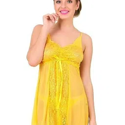 Veeva Beauty & Fashion V-Neck Self Design Baby Dolls-picture-27