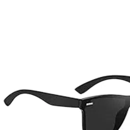 SPADEACES Men Oval Sunglasses with UV Protected Lens SP Wayfarer Rimless Black image 5