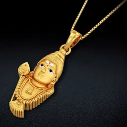 Joyalukkas Unisex 22KT Lord Murughan Gold Pendant - 7.71 g-image-29