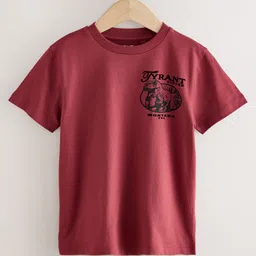 NEXT Boys Pack of 3 Graphic Print Short Sleeve Pure Cotton T-Shirts image 3