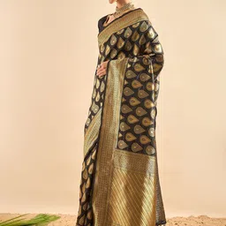 Sangria Woven Design Sarees image 3