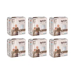 Lyfcare Unisex Set Of 6 Classic Adult Pull Up Diaper Pants - M - 10Pcs Each-image-22