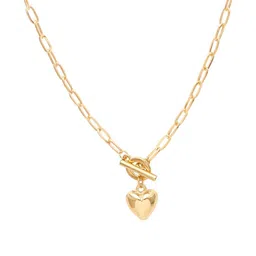 Stoln Heart Link Chains Minimal Necklace image 3