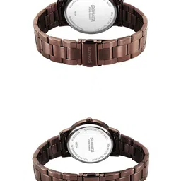 Sonata Men Perfect Pairs Set Of 2 & Bracelet Style Straps Analogue Watch 7718487092QM01 image 2