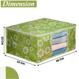 AMAK INC Green Fabric Multi-Utility Wardrobe Organisers image 3