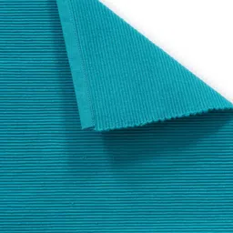 Fabindia Teal Blue Pure Cotton Woven Table Runner image 3