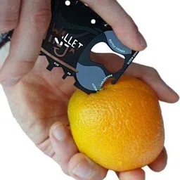 nexshop ™ Wallet Ninja 18-in-1 Survival Tool Multifunction Useful Credit Card Style Camping & Hiking Multi Tool Kit image 2