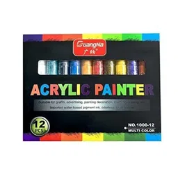 YK Pack Of 12 Color DIY Creative Acrylic Paint Pens Stationery-picture-53