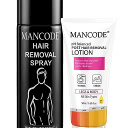 Mancode Hair Removal Spray- 200 ml With Post Cream- 50 g-picture-10