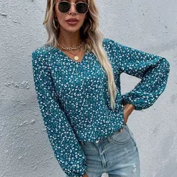 Stylecast X Slyck Print Top image 1