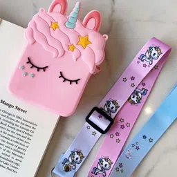 Carry Trip Girls Cute Unicorn Mini Coin Cosmetic Purse Crossbody Sling Bag-picture-29