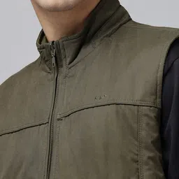 ColorPlus Mock Collar Reversible Padded Jacket image 4
