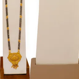 Ramdev Art Fashion Jwellery Brass Gold Plated Mangalsutra-picture-47