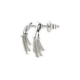 VALANOVA 18Kt White Gold 0.30 Carat Lab Grown Diamond Earrings image 4