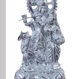 JY Silver-Toned Religious Idol Showpiece-picture-37