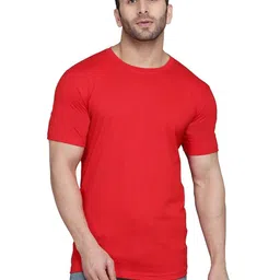 TEEFOX Round Neck Short Sleeves Regular Fit Casual T-shirt-picture-24